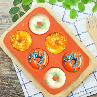 Moule à Donuts - SoftBake™ - Orange