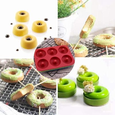 Moule à Donuts - SoftBake™ - Rouge