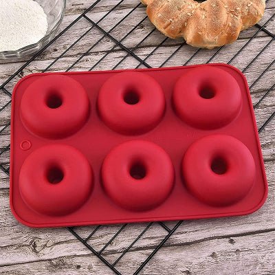 Moule à Donuts - SoftBake™ - Rouge