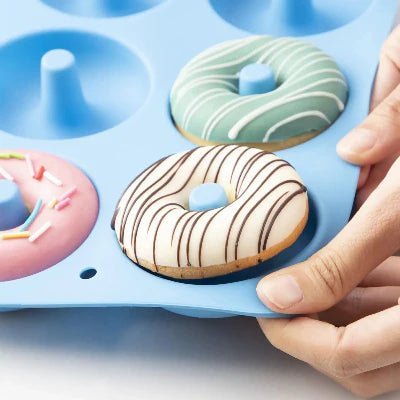 Moule à Donuts - SoftBake™ - Bleu