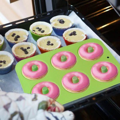 Moule à Donuts - SoftBake™ - Vert