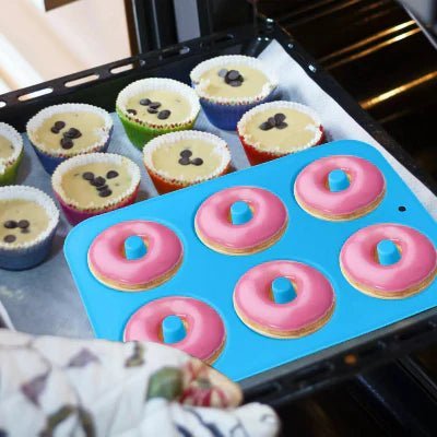 Moule à Donuts - SoftBake™ - Bleu
